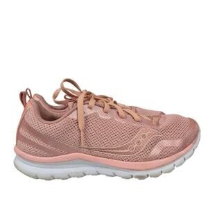 Saucony  Liteform Feel Pink Metallic Mesh Sneakers/Tennis Shoes Sz 9 EUC